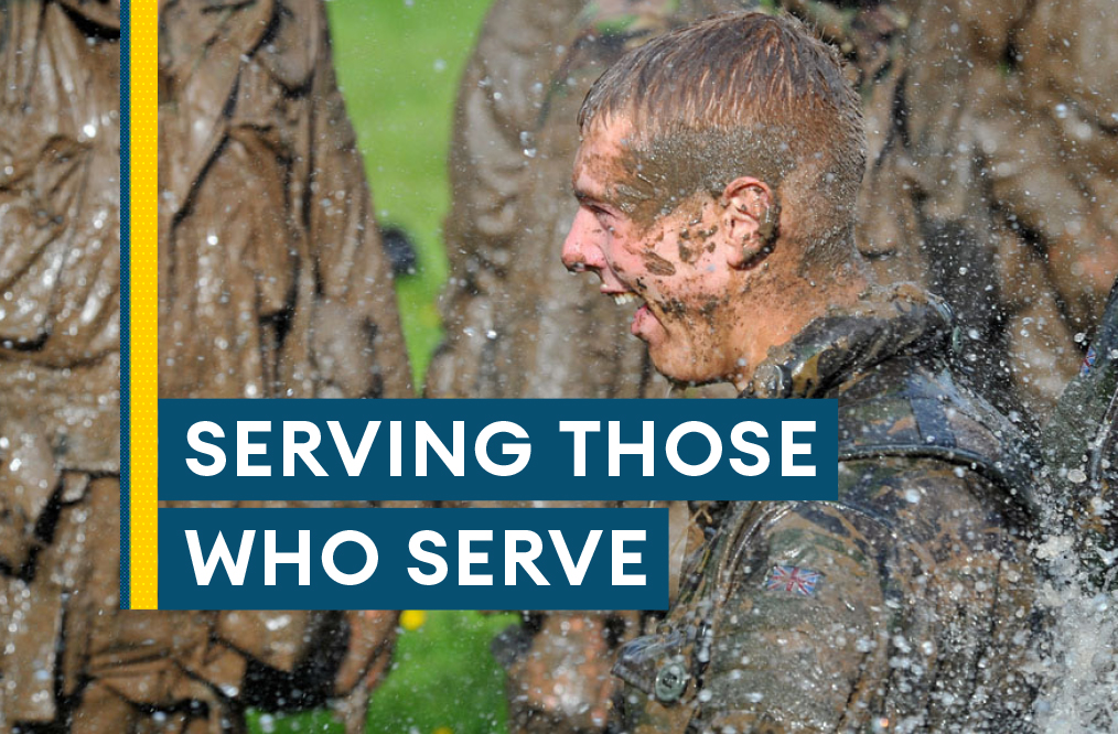 BFBS branding 'Serving those who serve' image