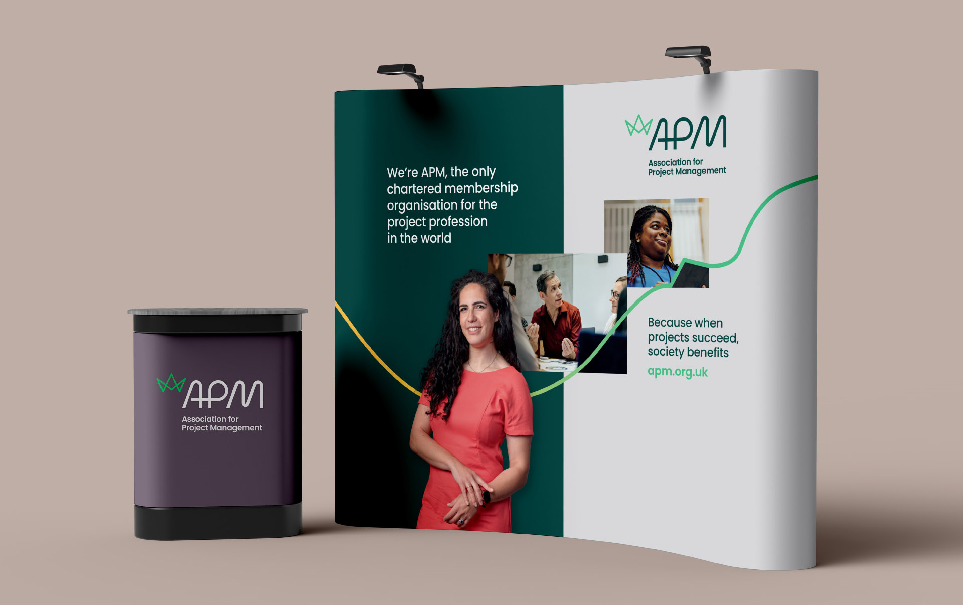 APM exhibition stand